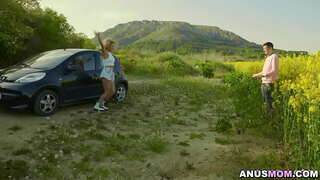 ơ�たSam雑になblowjob、ろうそく彼女の突き合わせたブロー