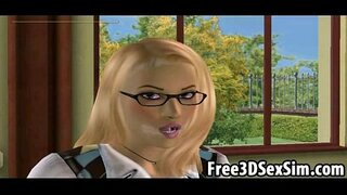 Panas 3D schoolgirl licking ebony babes ketang pussy