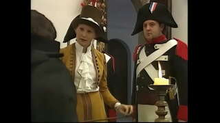 Napoleón&amp;#039;s segunda esposa bonito rubio María Louisa é introducido nunha pousada,